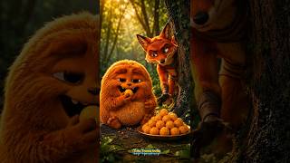 🦊 Chupke Se Laddu Chori! | Funny Jungle 3D Animation