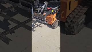 home made mini skid land leveler
