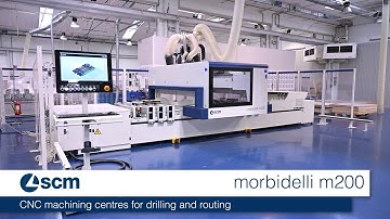scm morbidelli m200 - windows machining operations