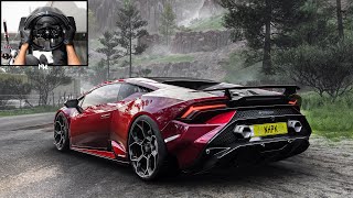 Lamborghini Huracán Tecnica | Forza Horizon 5 | Steering Wheel Gameplay