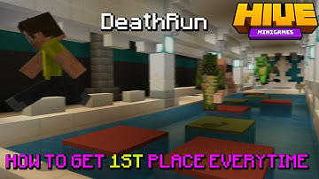 How To Get 1st Place Everytime On DeathRun (Hive Bedrock)