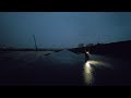 HEAVY RAIN WALK 4K ASMR | Yodogawa River Osaka Japan | Rain Ambience Sounds sleep study work stress