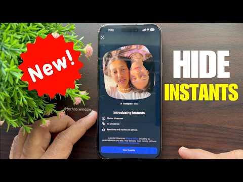 How to Hide Instants in Instagram DMs