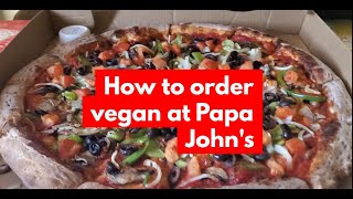 How to order vegan at Papa Johns screenshot 4