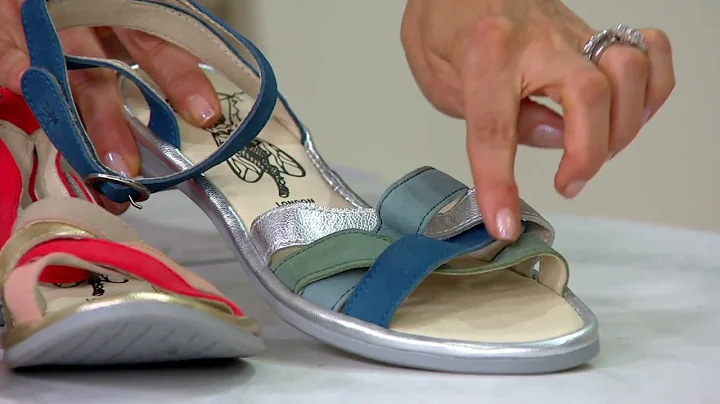 FLY London Leather Multi-Strap Sandals - Cune on QVC