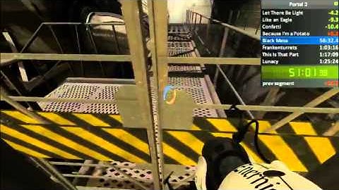 Portal 2 1:12:42 Single Segment Speedrun - 4 / 7