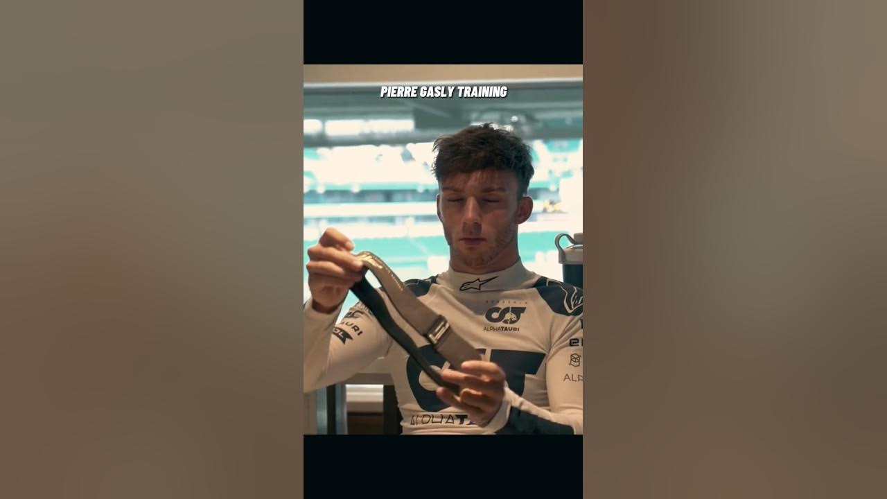 pierre gasly training f1 pierregasly formula1 YouTube