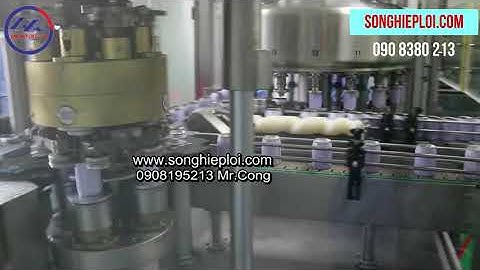 Dây chuyền chiết rót đóng lon tự động