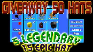 Mining Simulator - Free 50 Hats - 5 Legendary Hats