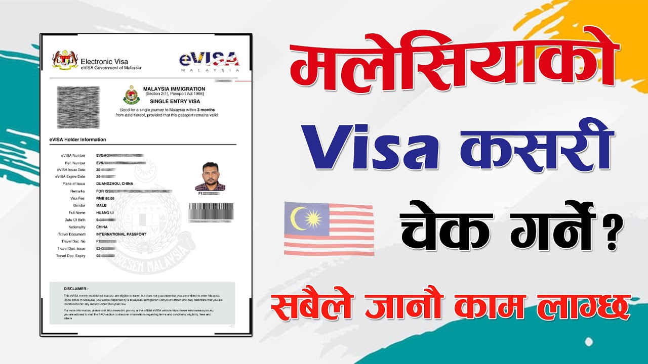 malaysia tourist visa from nepal