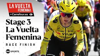TIMED TO PERFECTION! 😮‍💨 | La Vuelta Femenina 2026 Stage 3 Final KM's | TNT Sports Cycling