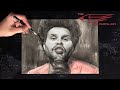 Drawing The Weeknd | theredpencilart