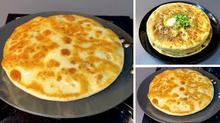 Aloo paratha Dhaba Style - Aloo Paratha With soft dough- No Kneading- No Rolling Easy Breakfast 🙂