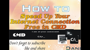How to speed up your internet connection using cmd