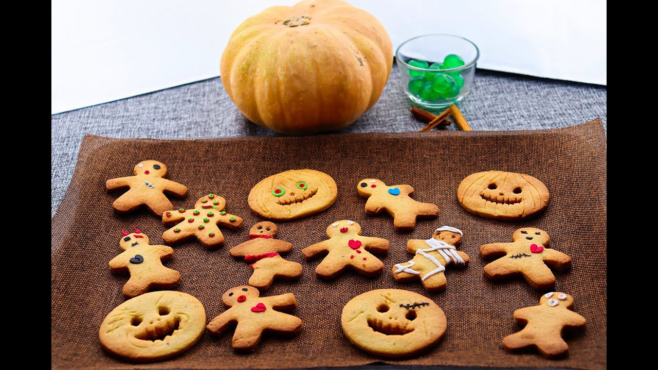 Biscotti Halloween   Tutorial   Cookies Halloween