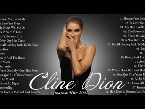 Celine Dion Greatest Hits  Full Album || The Best of Celine Dion 2025