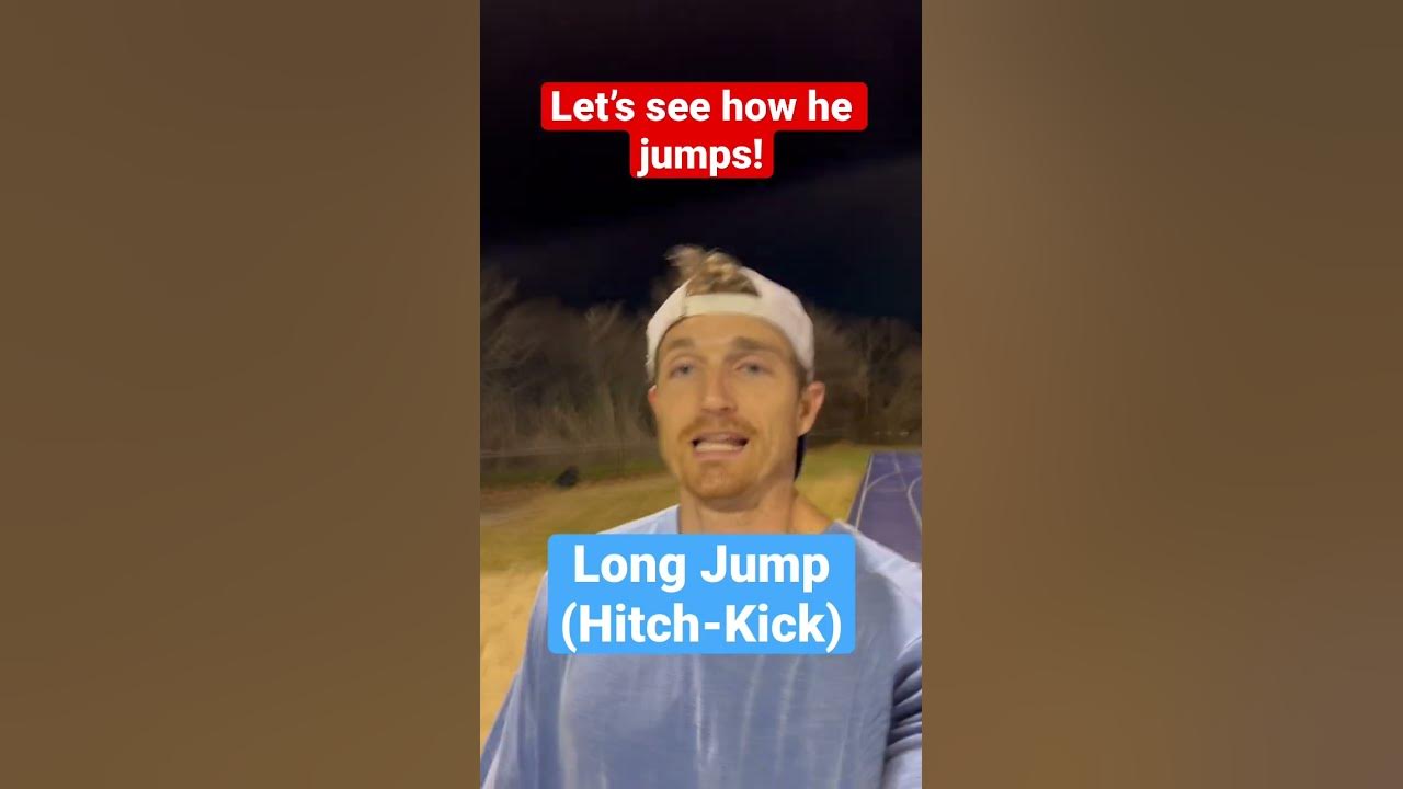 Long Jump hitch kick technique progress YouTube