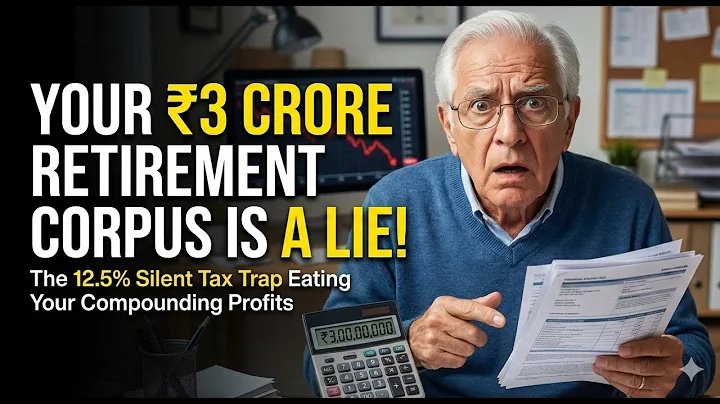 YOUR ₹3 CRORE RETIREMENT CORPUS IS A LIE! The 12.5% Silent Tax Trap Eating Your Compounding Profits
