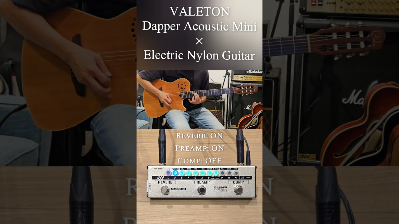 Valeton Dapper Acoustic Mini / Nylon Guitar - YouTube