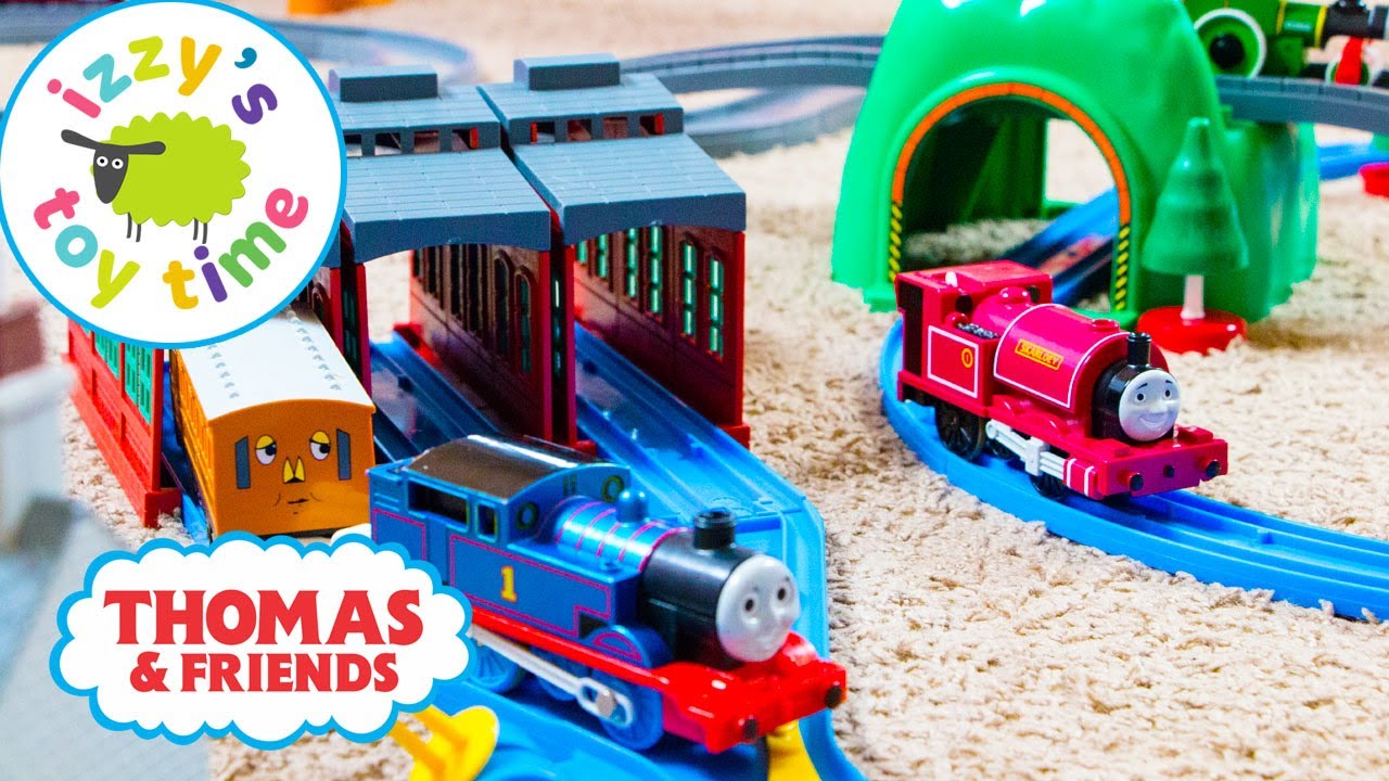 átomo paridad prosperidad Thomas and Friends | Thomas Train TOMY Trackmaster Giant Motorized Playset  | Fun Toy Trains - YouTube