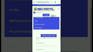 How to transfer Money to Affiliate Wallet | SBO online job | SBO #sbo #workfromhome #onlineearning