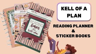 Kell of a plan Reading Planner and Sticker Book flip through
