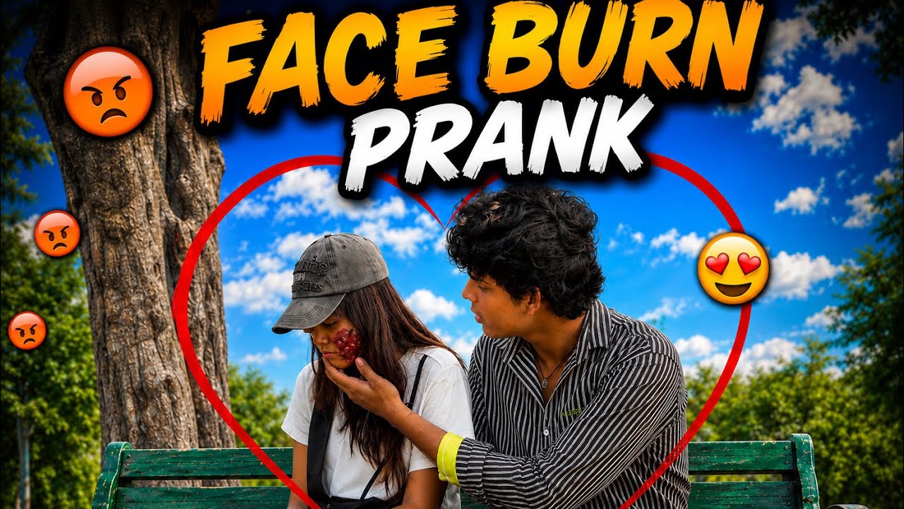 Face burn prank || Prank on boyfriend ( gone extremely wrong 😱 ...