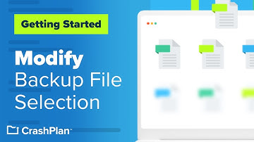 How to Modify Your CrashPlan Backup File Selection