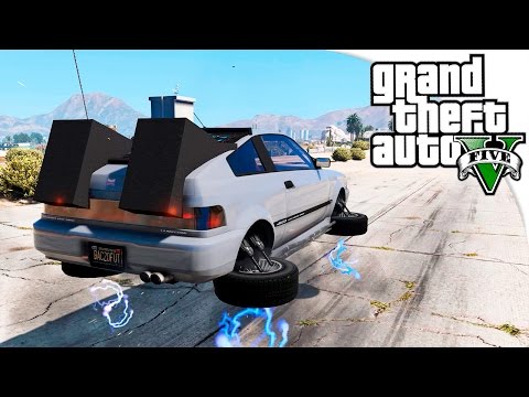 GTA 5 Моды: Машина Времени - Отправляемся в будущее! ✅