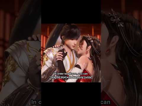 Chu Xingyun & Nangong Huayan 🥵 Romantic Moment 💕। Spirit Sword Sovereign। #shorts #viral #donghua