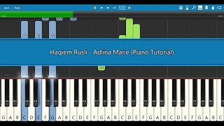 Haqiem Rusli - Adlina Marie (Piano Tutorial)