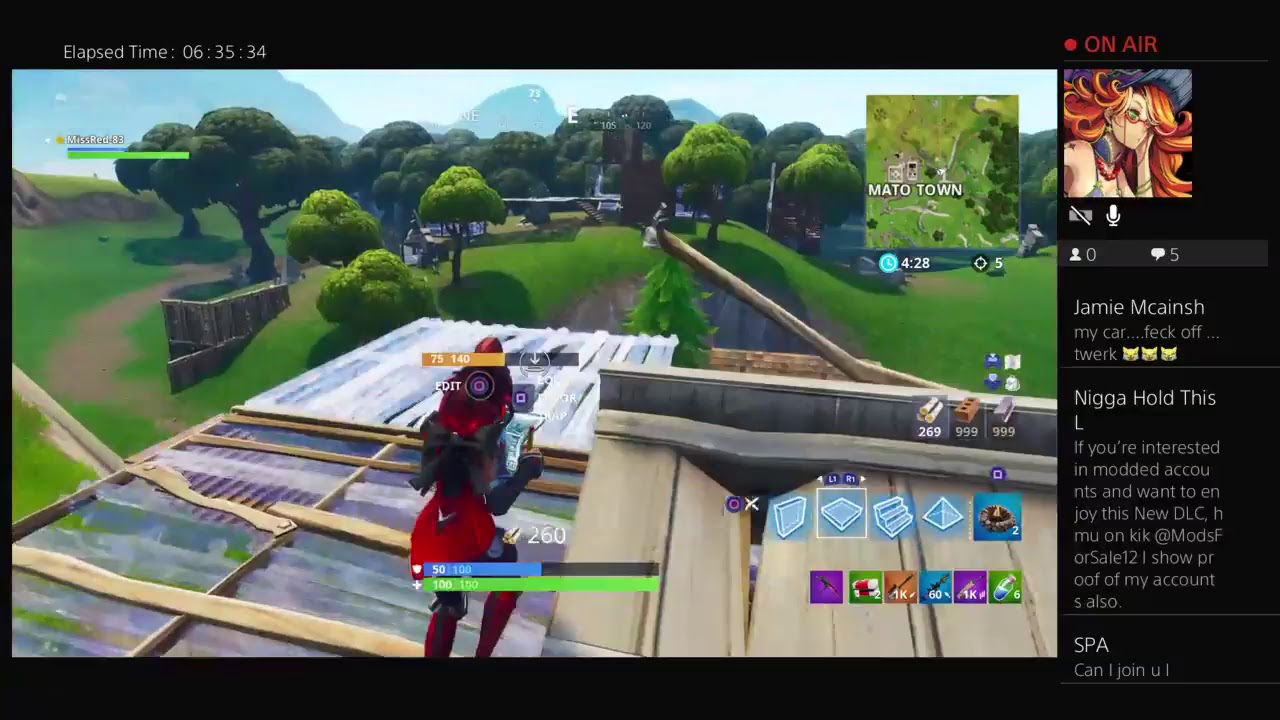 MissRed-83's Live PS4 playground