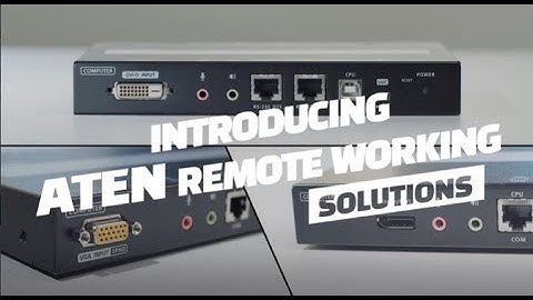 ATEN Secure Remote Access Solutions - CN Series of over IP KVM Switches
