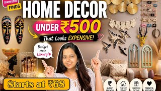 15 Boho Home Decor That Looks Expensive 😱 | Under ₹500 Meesho Haul 🏡🪴