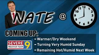 Nate at 8: Dry but Hot Weekend Ahead!
