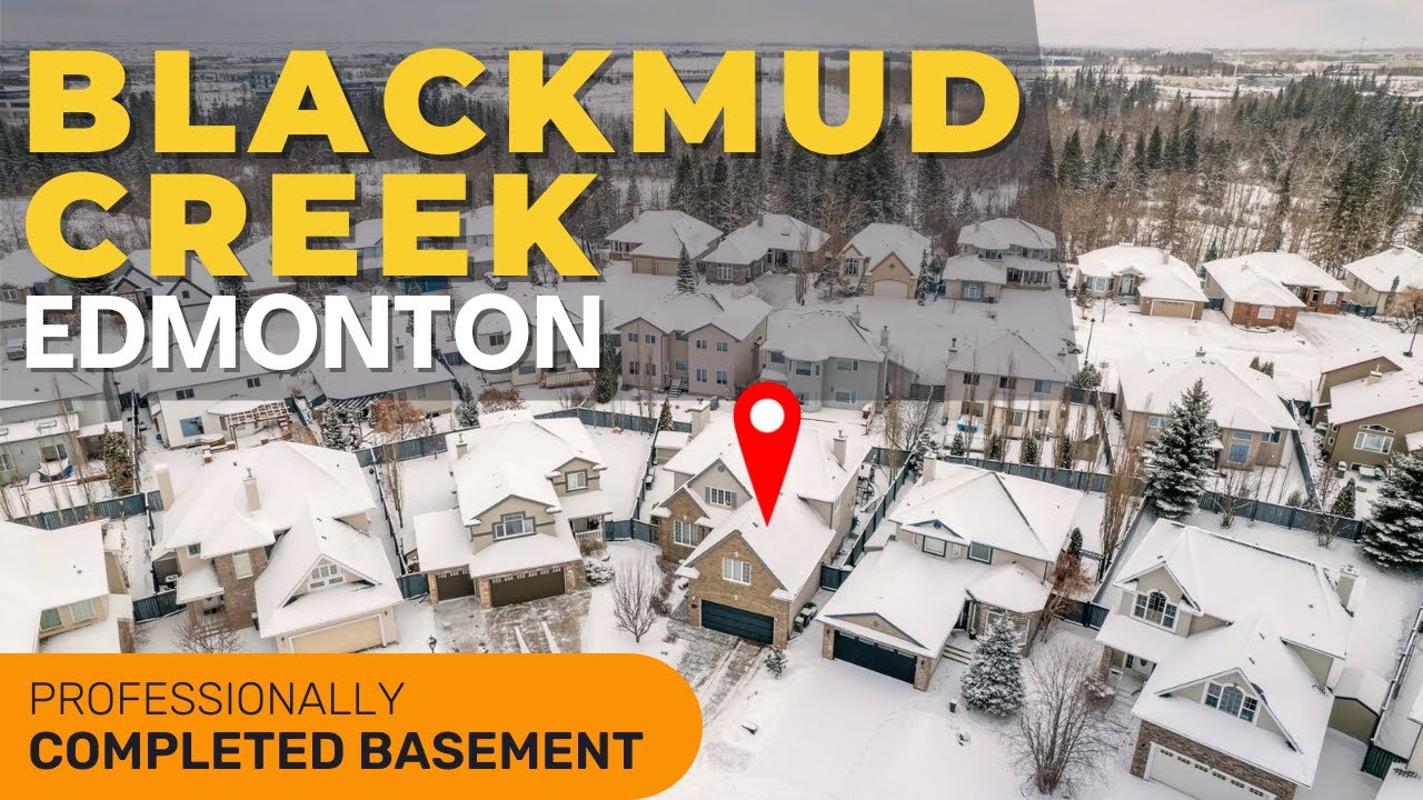 Beautiful Family Home in Blackmud Creek, Edmonton with Professionally