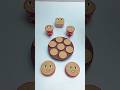 Happy Tea Party ☕😊 | Cute Smiling Cups & Biscuits Setup#shorts
