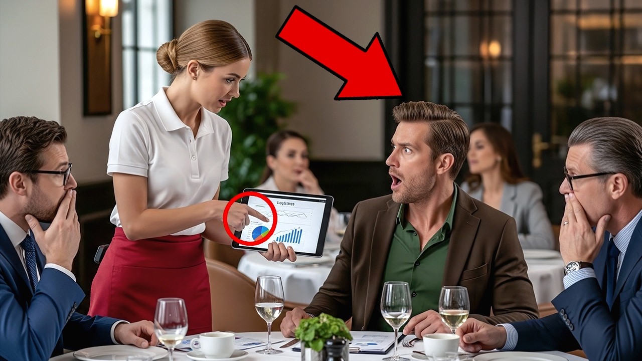 “If You Answer This, I’ll Give You My Company” — Billionaire Joked… But Waitress Answered Perfectly