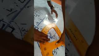 collaborative learning on how to measure angles using a protactor #foryou #angles #viralvideo