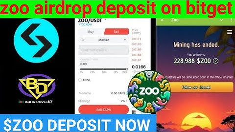 Zoo Token Withdraw Prosses || How to withdraw  Zoo Token On Bitget Exchange...