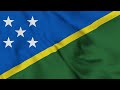 Solomon Islands Flag Waving 4K 🇸🇧 | National Flag Animation