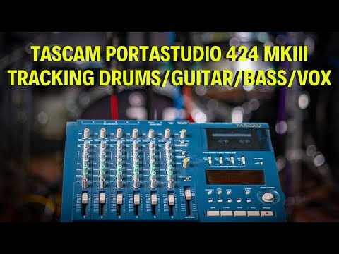 Tascam PortaStudio 424 mkiii - Tracking Drums/Guitar/Bass/Vox Oh My!!!