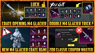 🔴 Got Double M416 Glacier with Classic coupon | M4 Glacier Trick ? | Best Time to Open Classic Crate