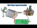 How to make 37v dc motor and fan speed controller circuit
