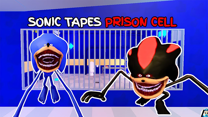 SHIN SONIC TAPES Vs SHADOW SONIC in BARRY'S PRISON RUN! #roblox #obby