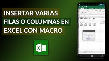 Cómo Insertar Varias Filas o Columnas en Excel con Macro - Muy Fácil