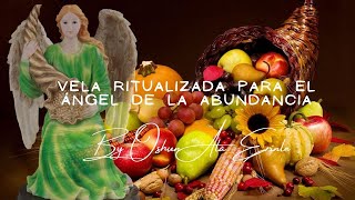 Vela ritualizada para el Ángel de la abundancia