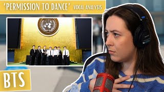 First Time Watching BTS  Permission To Dance (United Nations) | Vocal Coach Reaction (& Analysis)