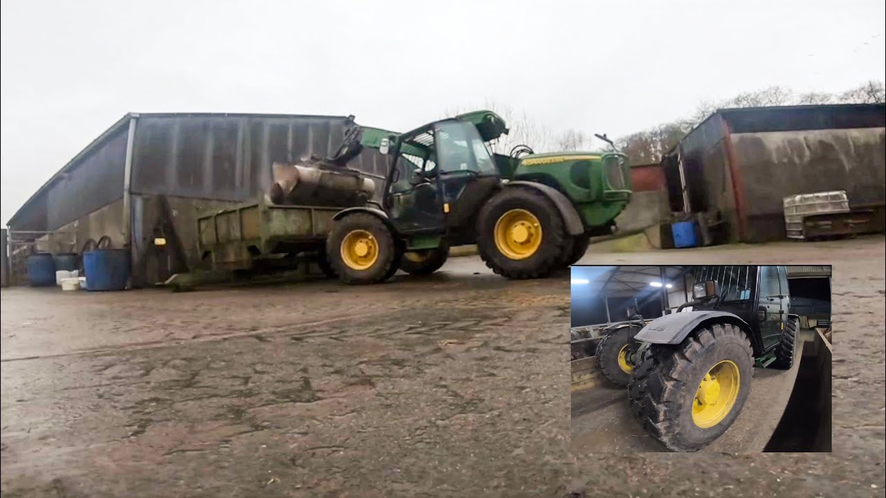 DURAFORCE TYRES AFTER 400HRS AND MOVING MANURE