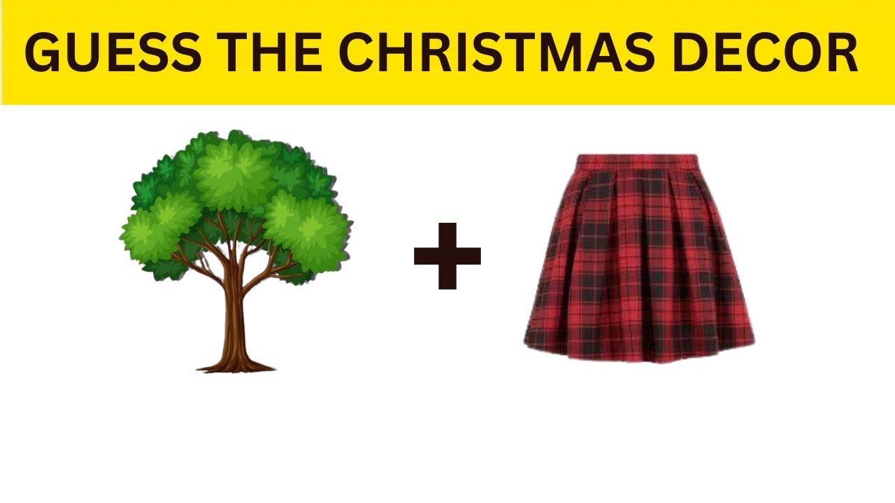 🎄Can You Guess the Christmas Decorations by Emojis? | Christmas ...